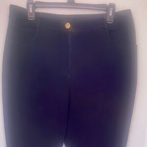 ST.John Faded Black Denim Bootcut/Wide Leg Pants Size 12